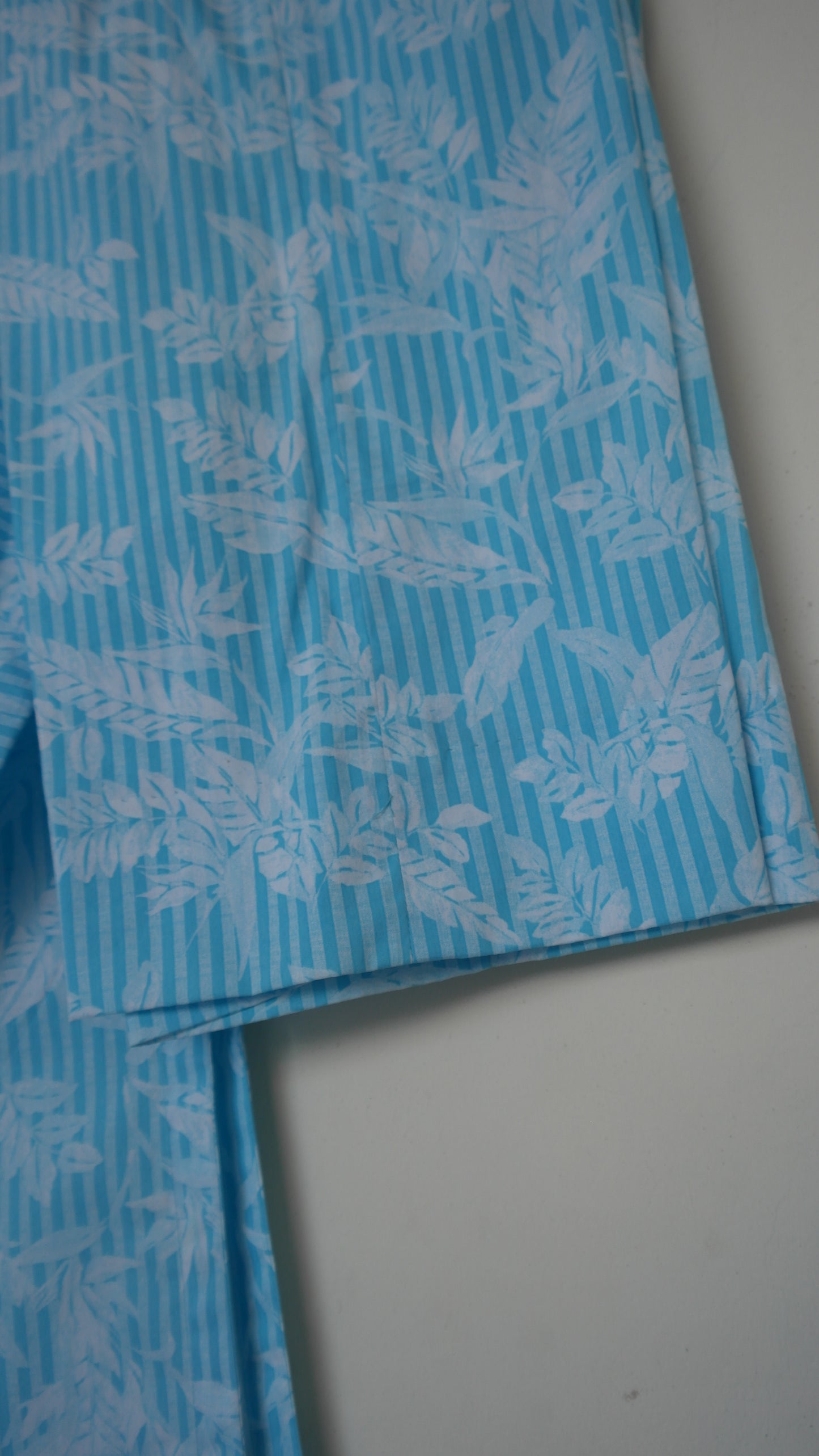 Printed Blue Breeze Stitched Lawn Set 2pcs